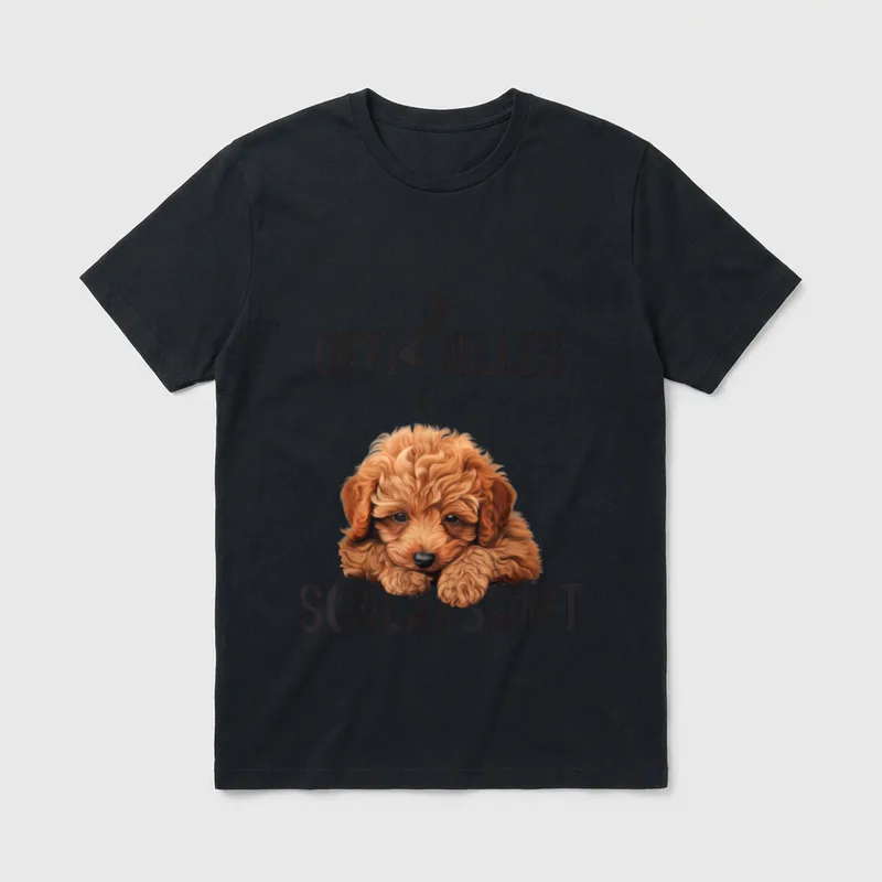 Hundebesitzer Langschläfer Spruch Offizielles T-Shirt – Klassisches T-Shirt in Schwarz