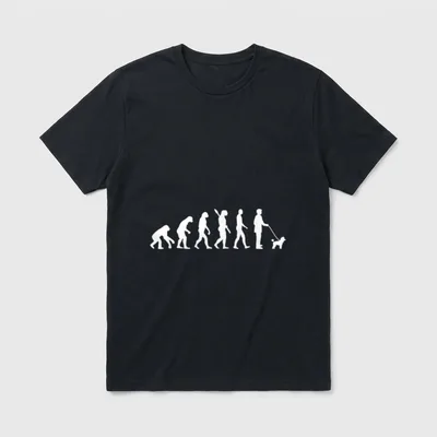 Toy Pudel Evolution T-Shirt – Klassisches T-Shirt in Schwarz