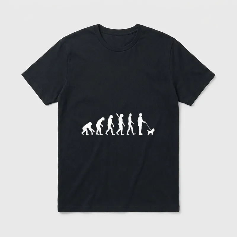 Toy Pudel Evolution T-Shirt – Klassisches T-Shirt in Schwarz