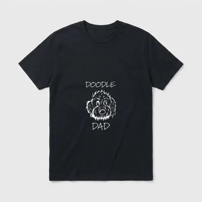 Doodle Dad Goldendoodle T-Shirt – Klassisches T-Shirt in Schwarz