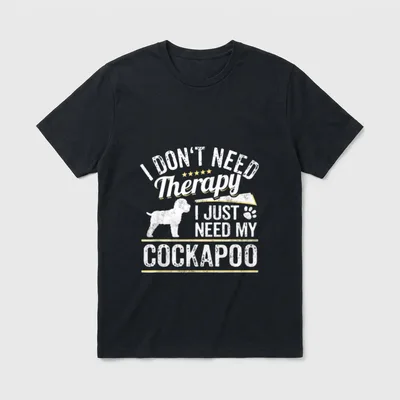 Cockapoo Hund Gag Lustiger T-Shirt – Klassisches T-Shirt in Schwarz