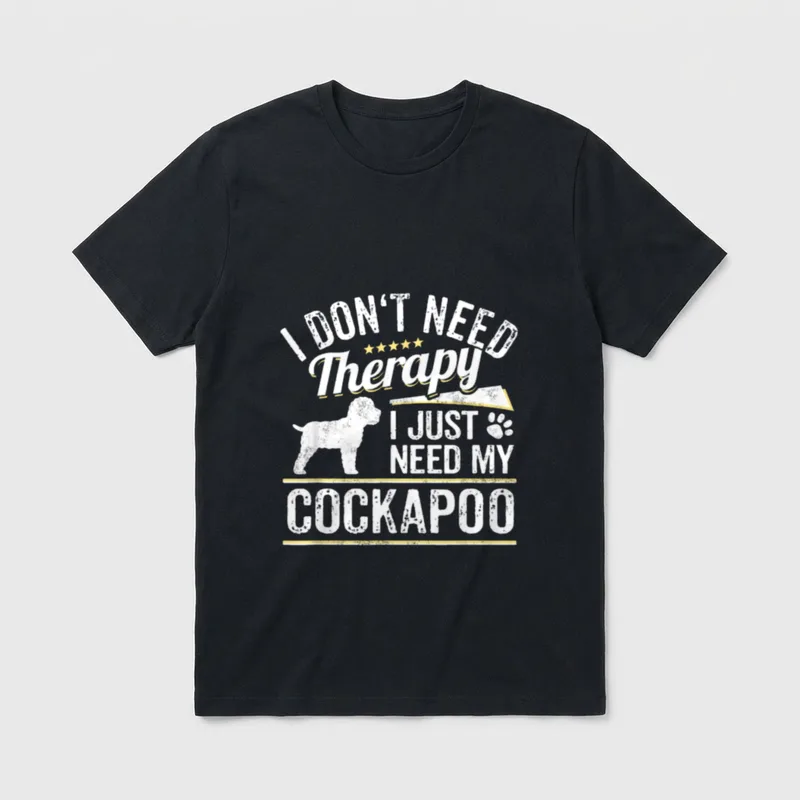 Cockapoo Hund Gag Lustiger T-Shirt – Klassisches T-Shirt in Schwarz