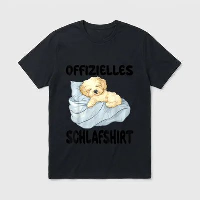 Lustiges Maltipoo Hund Offizielles T-Shirt – Klassisches T-Shirt in Schwarz