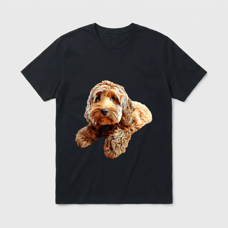 Doodle Cockerpoo Cockapoo Spoodle T-Shirt – Klassisches T-Shirt in Schwarz