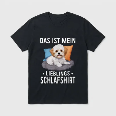 Süßer Maltipoo Hund Offizielles T-Shirt – Klassisches T-Shirt in Schwarz