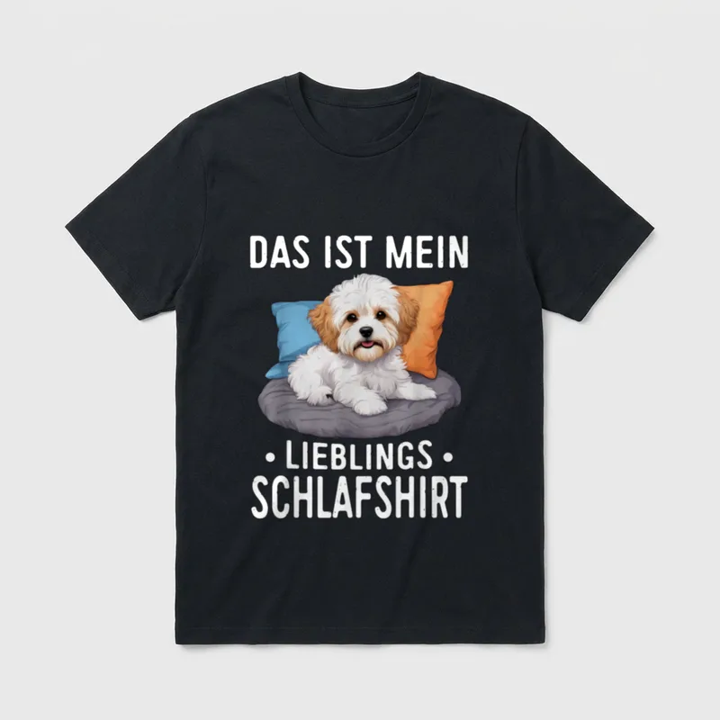 Süßer Maltipoo Hund Offizielles T-Shirt – Klassisches T-Shirt in Schwarz