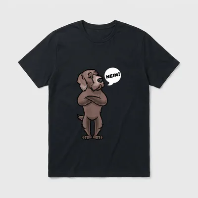 Sturer Pudelpointer Hund lustig T-Shirt – Klassisches T-Shirt in Schwarz
