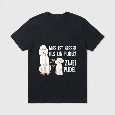 Was ist besser T-Shirt 0132 – Klassisches T-Shirt in Schwarz