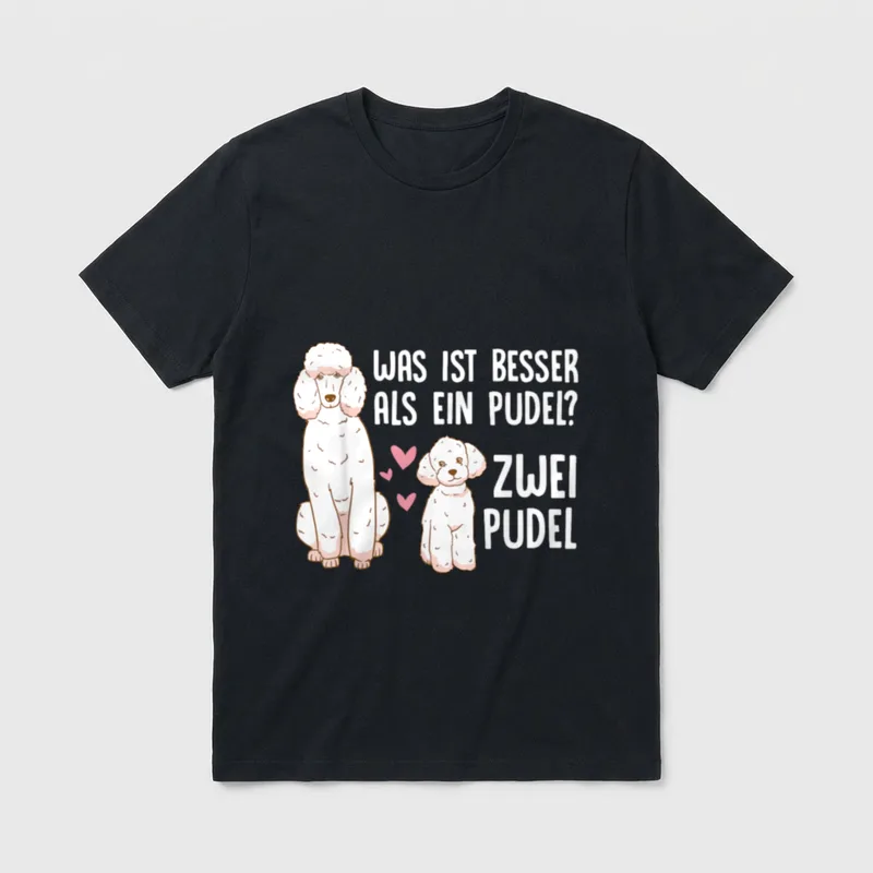 Was ist besser T-Shirt 0132 – Klassisches T-Shirt in Schwarz
