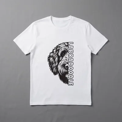 Labradoodle Doodle Hund Herrchen T-Shirt – Klassisches T-Shirt in Schwarz