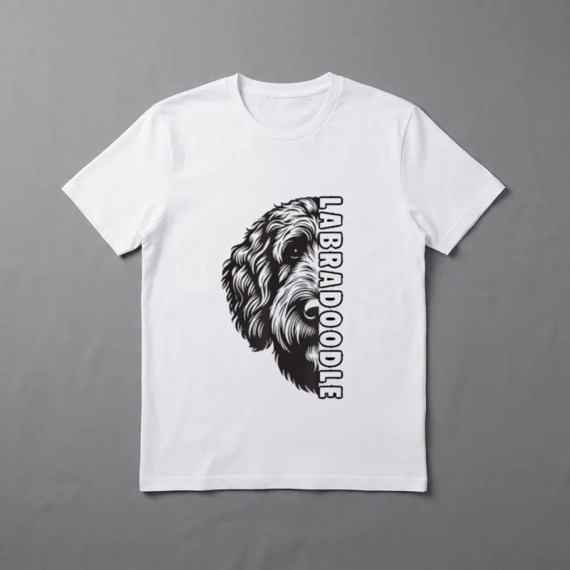 Labradoodle Doodle Hund Herrchen T-Shirt – Klassisches T-Shirt in Schwarz