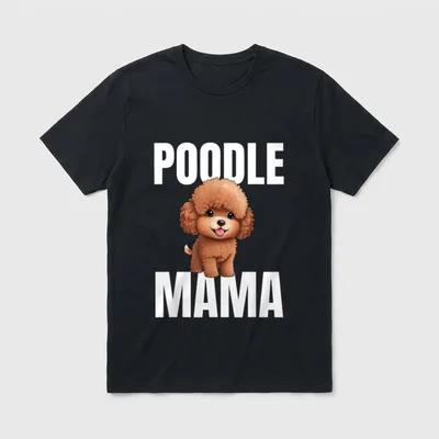 Poodle Pudel Hund Poodle T-Shirt – Klassisches T-Shirt in Schwarz