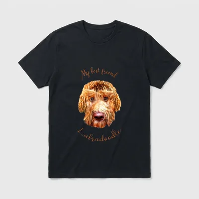 Labradoodle My Best Friend T-Shirt – Klassisches T-Shirt in Schwarz