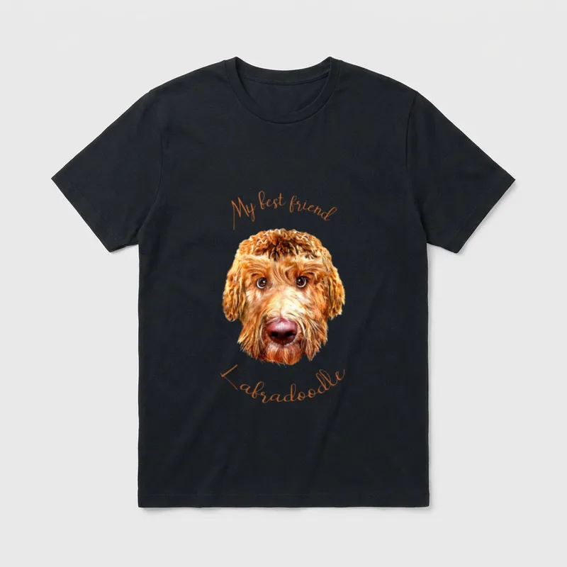 Labradoodle My Best Friend T-Shirt – Klassisches T-Shirt in Schwarz