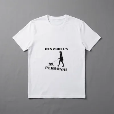 Pudel-Besitzer & Pudel-Liebhaber T-Shirt – Klassisches T-Shirt in Schwarz