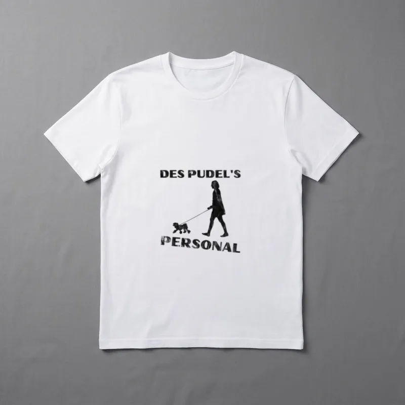 Pudel-Besitzer & Pudel-Liebhaber T-Shirt – Klassisches T-Shirt in Schwarz
