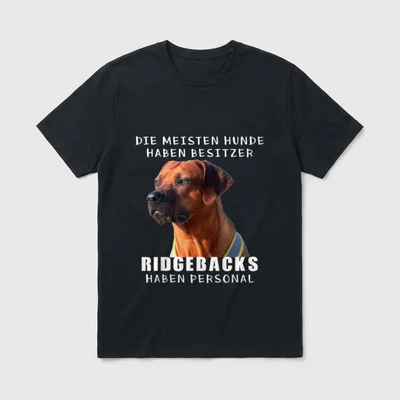 Rhodesian Ridgeback Hund Hunde Besitzer T-Shirt – Klassisches T-Shirt in Schwarz
