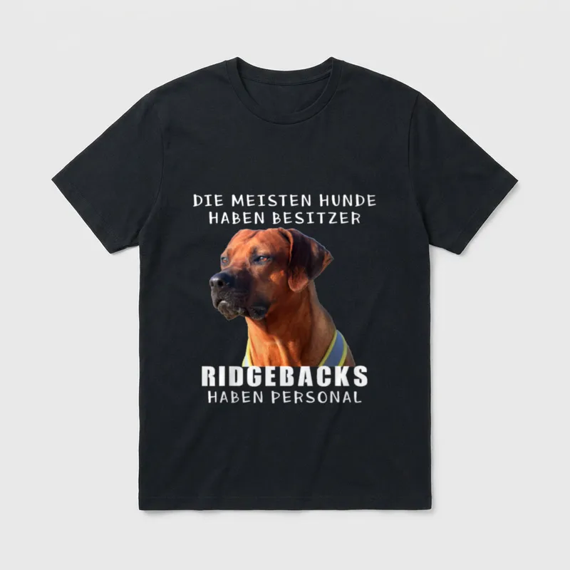 Rhodesian Ridgeback Hund Hunde Besitzer T-Shirt – Klassisches T-Shirt in Schwarz