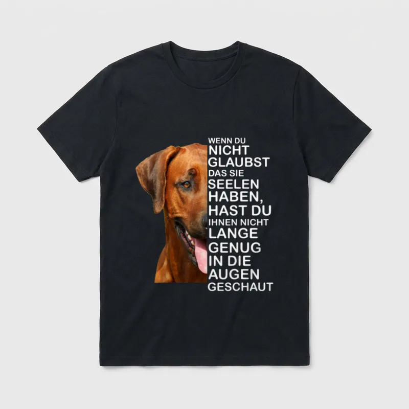 Rhodesian Ridgeback Hund Seele T-Shirt – Klassisches T-Shirt in Schwarz