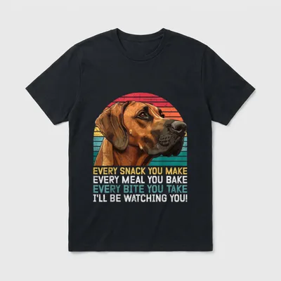 Ridgeback JEDEN BISSEN T-Shirt – Klassisches T-Shirt in Schwarz