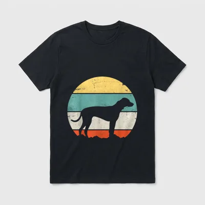 Rhodesian Ridgeback Hund T-Shirt 0035 – Klassisches T-Shirt in Schwarz