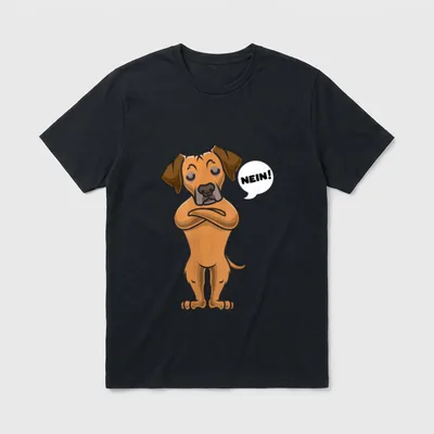 Sturer Rhodesian Ridgeback T-Shirt – Klassisches T-Shirt in Schwarz