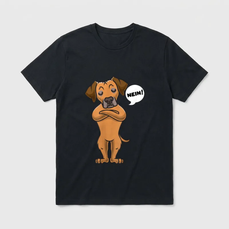 Sturer Rhodesian Ridgeback T-Shirt – Klassisches T-Shirt in Schwarz