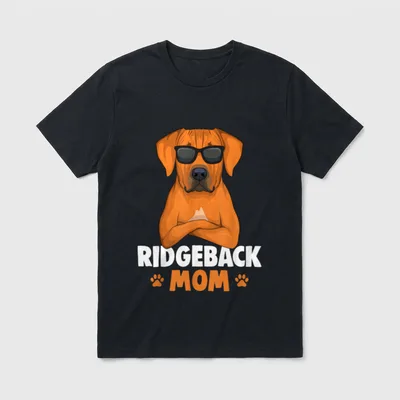 Rhodesian Ridgeback Mom Hunde T-Shirt – Klassisches T-Shirt in Schwarz