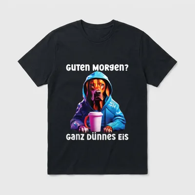 Rhodesian Ridgeback Hund Guten T-Shirt – Klassisches T-Shirt in Schwarz