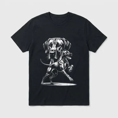 MyAnimal Stolzer Rhodesian Ridgeback T-Shirt – Klassisches T-Shirt in Schwarz