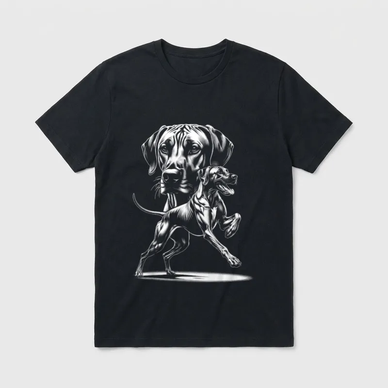 MyAnimal Stolzer Rhodesian Ridgeback T-Shirt – Klassisches T-Shirt in Schwarz