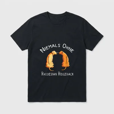 Rhodesian Ridgeback I Hunderasse T-Shirt – Klassisches T-Shirt in Schwarz