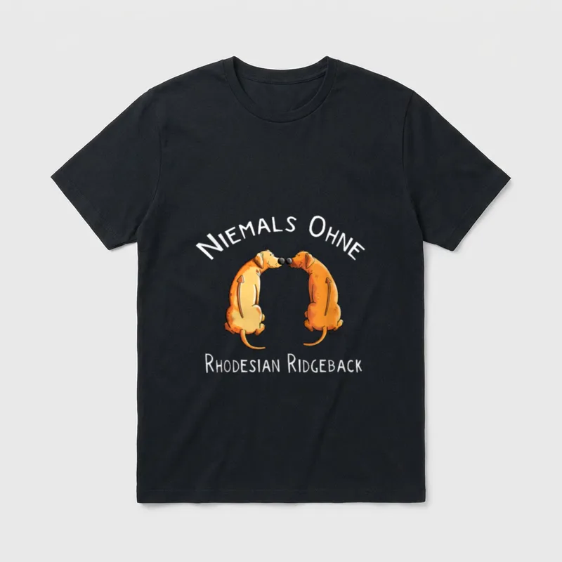 Rhodesian Ridgeback I Hunderasse T-Shirt – Klassisches T-Shirt in Schwarz