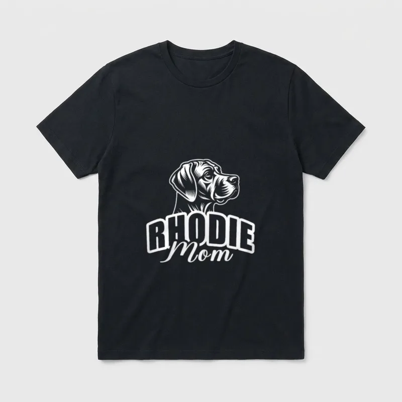 Rhodie Mom mit süßem T-Shirt – Klassisches T-Shirt in Schwarz