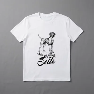 Rhodesian Ridgeback Hund Herrchen Frauchen T-Shirt – Klassisches T-Shirt in Schwarz