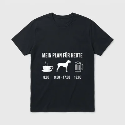 Haustier Rhodesian Ridgeback Hund Süß T-Shirt – Klassisches T-Shirt in Schwarz