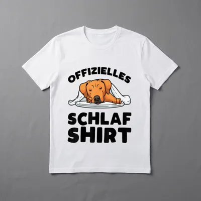 Rhodesian Ridgeback Hund Schlafshirt T-Shirt – Klassisches T-Shirt in Schwarz