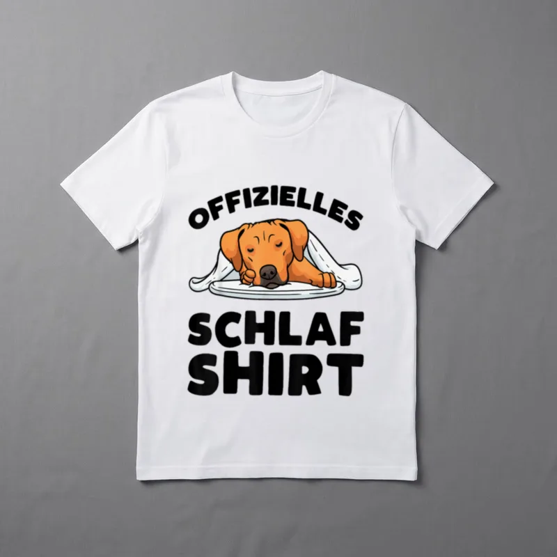 Rhodesian Ridgeback Hund Schlafshirt T-Shirt – Klassisches T-Shirt in Schwarz