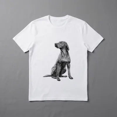 Rhodesian Ridgeback Hund T-Shirt 0105 – Klassisches T-Shirt in Schwarz