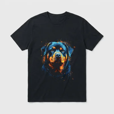 Rottweiler Hund Gassi Haustier T-Shirt – Klassisches T-Shirt in Schwarz