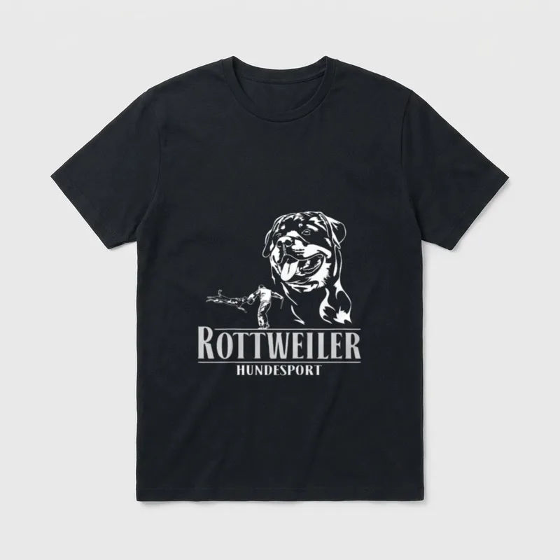Rottweiler IGP Rottie Hundesport T-Shirt – Klassisches T-Shirt in Schwarz