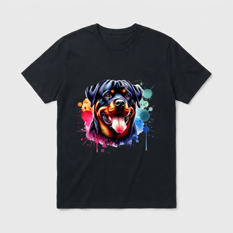 Rottweiler Rottweiler T-Shirt 0027 – Klassisches T-Shirt in Schwarz