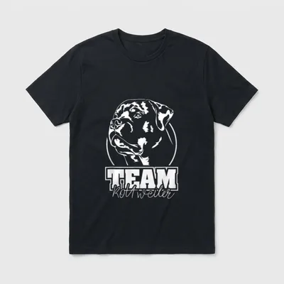 Rottweiler Team IGP Hunde T-Shirt – Klassisches T-Shirt in Schwarz