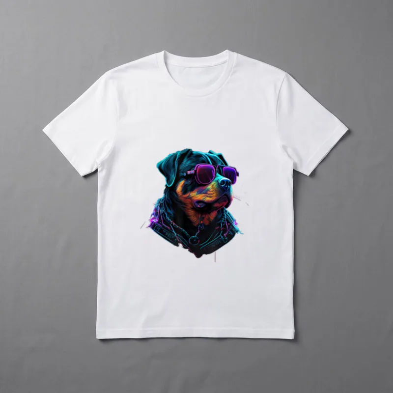 Rottweiler Hunde Rottweiler T-Shirt 0047 – Klassisches T-Shirt in Schwarz