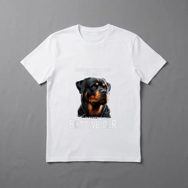 Früher war ich normal T-Shirt – Klassisches T-Shirt in Schwarz