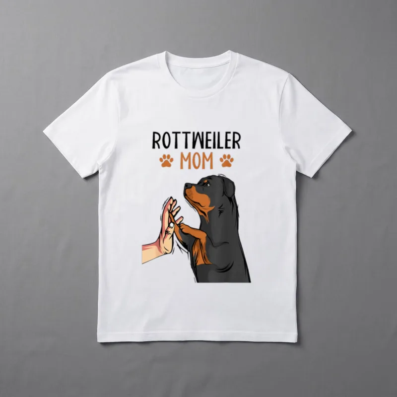 Rottweiler Mama Hunde Mom T-Shirt – Klassisches T-Shirt in Schwarz