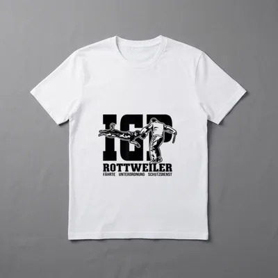 Rottweiler IGP Hundesport Hunde T-Shirt 0062 – Klassisches T-Shirt in Schwarz
