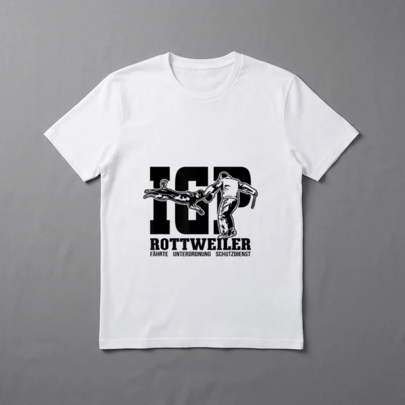 Rottweiler IGP Hundesport Hunde T-Shirt 0062 – Klassisches T-Shirt in Schwarz