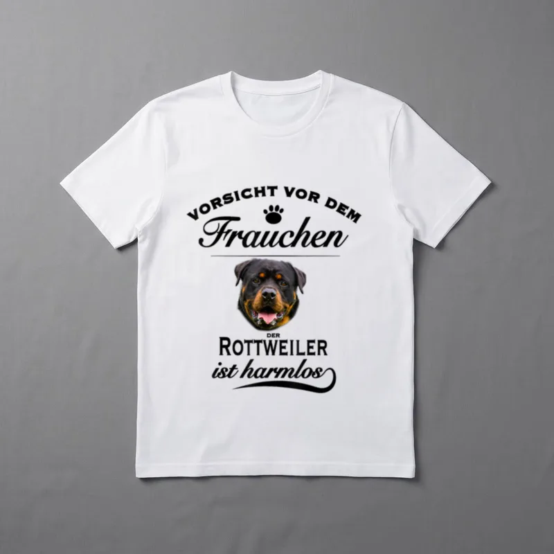 Rottweiler Rottweiler Hund Rottweiler T-Shirt 0065 – Klassisches T-Shirt in Schwarz