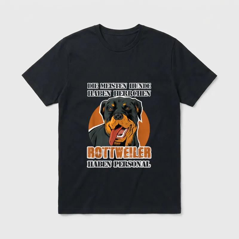 Rottweiler haben Personal Hundehalter T-Shirt – Klassisches T-Shirt in Schwarz